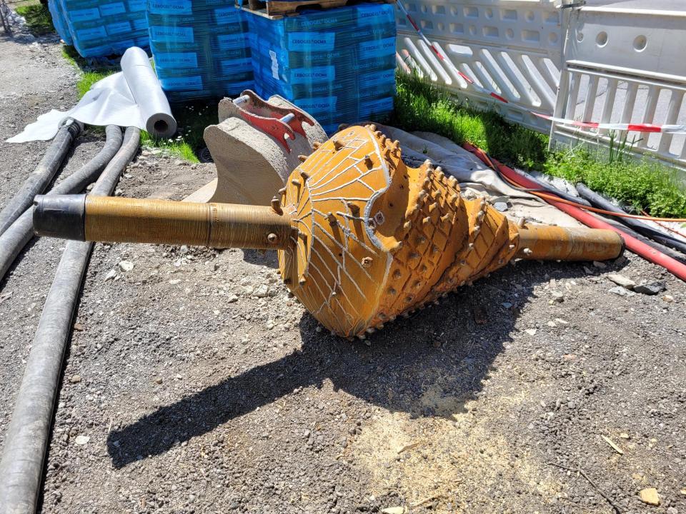 Einzugkopf der Dimension DN 500