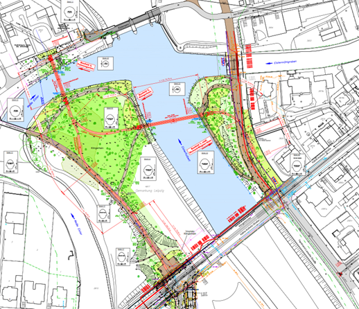Übersichtplan der Sanierungsmaßnahme